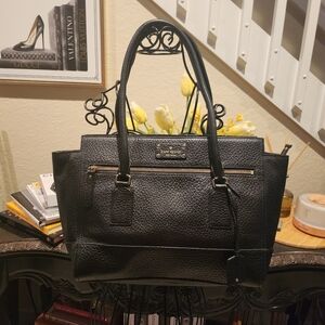 Kate Spade Bay Street Oden pebbled leather tote bag